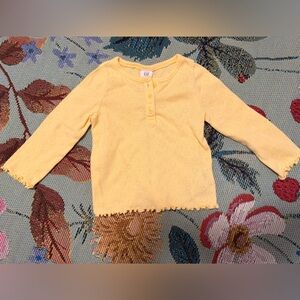 GAP Baby Yellow Top